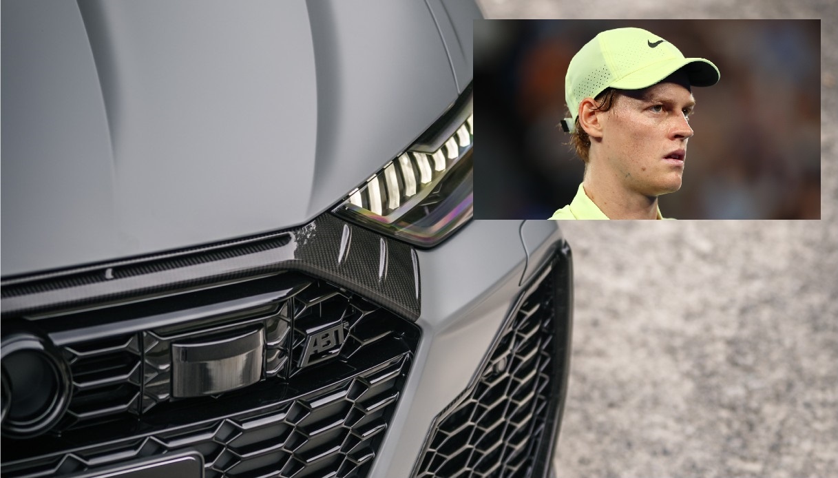 Jannik Sinner, l'arrivo a Torino da Montecarlo alla guida della sua Audi speciale
