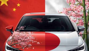 Nuova berlina cinese giapponese