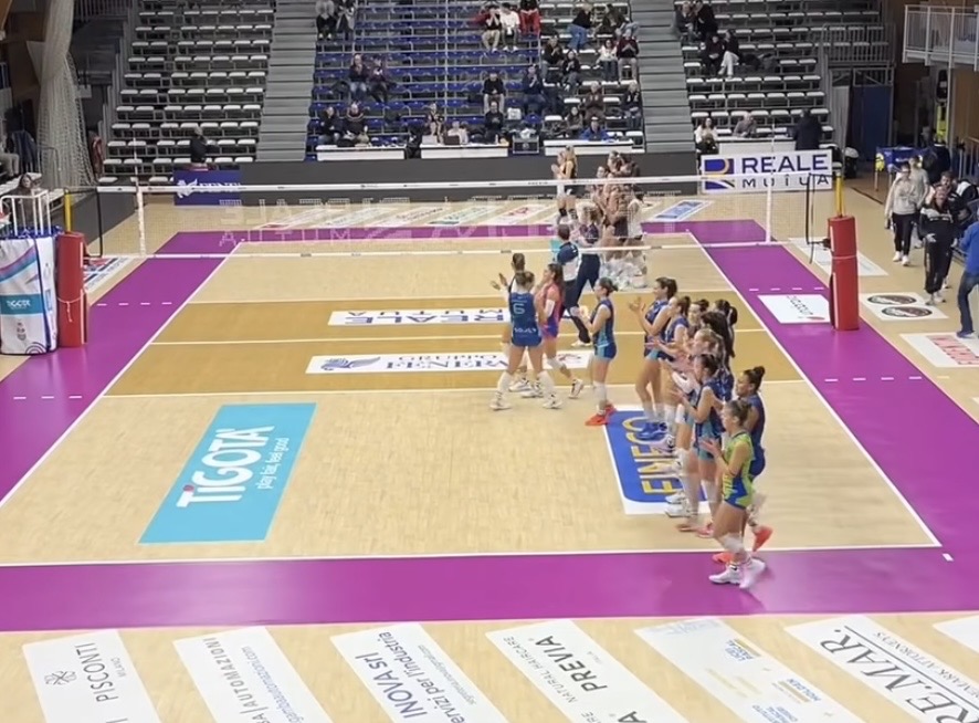 Il CCS Cogne ritrova solidità e batte Chieri 3-1