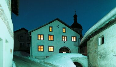 Una casa-scultura in Engadina, lo chalet di Not Vital