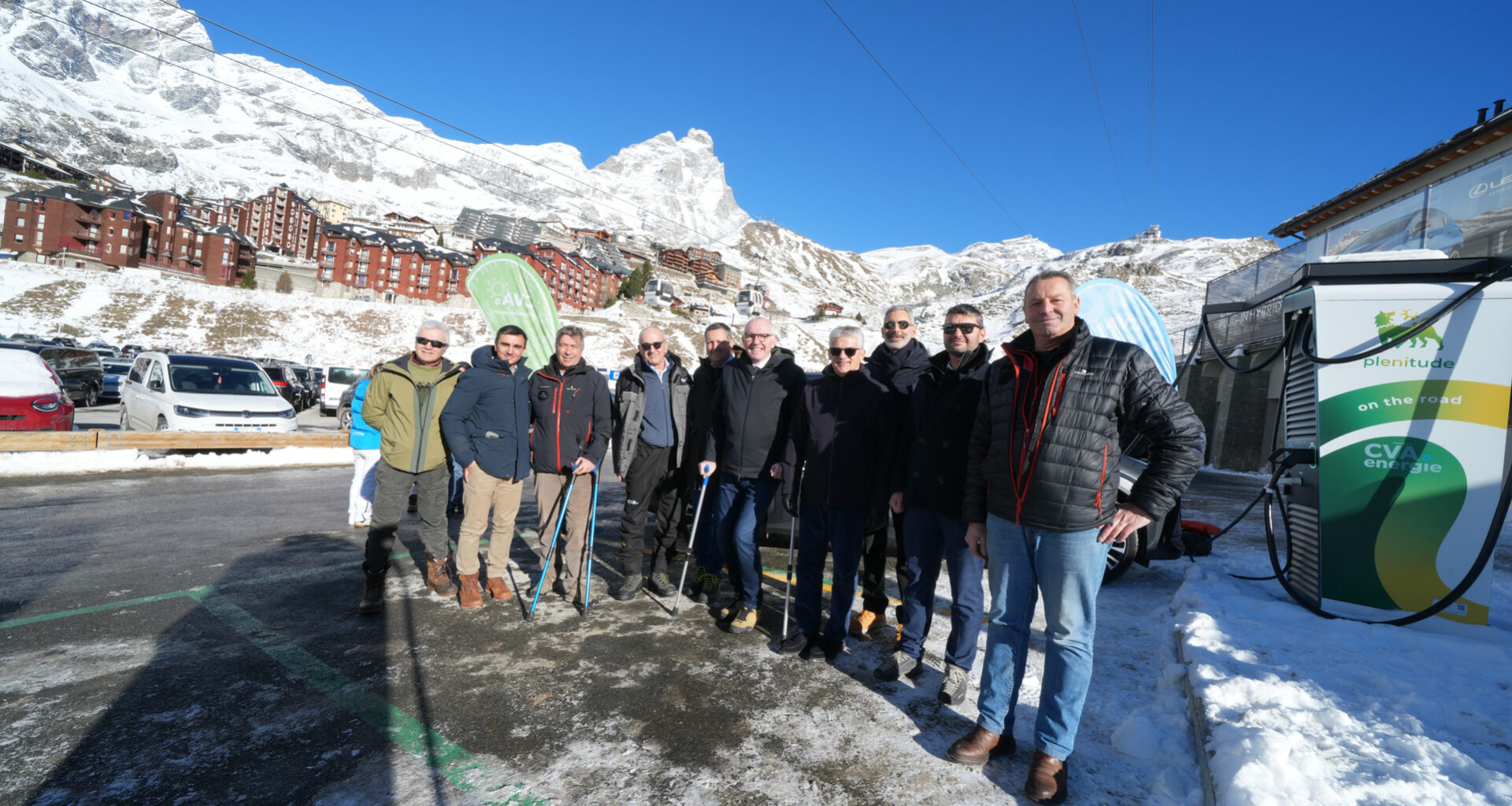 Inaugurato l’hub di ricarica elettrica più alto d’Europa