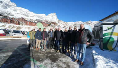 Inaugurato l’hub di ricarica elettrica più alto d’Europa