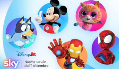 Disney Jr. su Sky: dal 1° dicembre il nuovo canale Disney per bambini in età prescolare