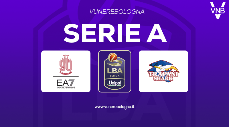 Olimpia Milano-Trapani Shark: dove vedere la partita in tv e streaming