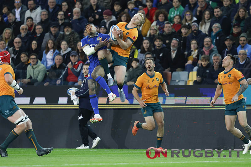 Monty Ioane Italia-Australia (ph. Sebastiano Pessina)