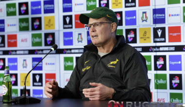 Rassie Erasmus, allenatore del Sudafrica (ph. Sebastiano Pessina)