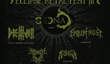 i dettagli dell'evento con SEDNA, DEWFALL e altri