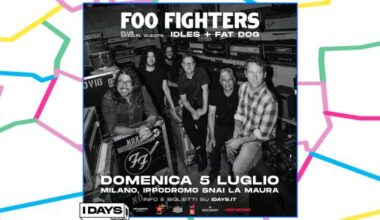 UFFICIALE in concerto a IDays Milano il 5 luglio 2026. Tutte le info e biglietti