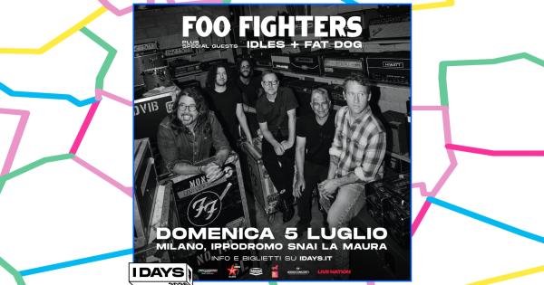 UFFICIALE in concerto a IDays Milano il 5 luglio 2026. Tutte le info e biglietti