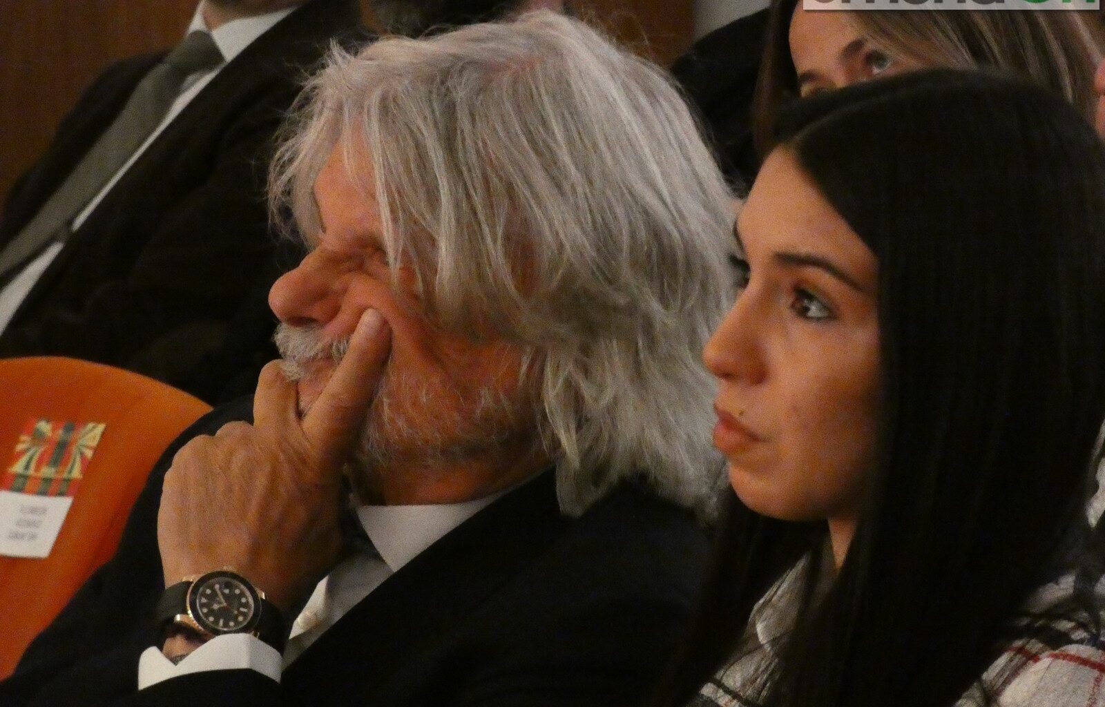 Massimo Ferrero e la presidente Claudia Rizzo