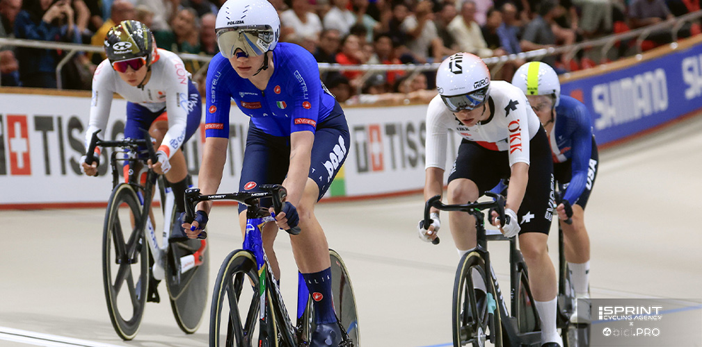 Fidanza al mondiale in pista ha corso anche scratch e chilometro cronometrato