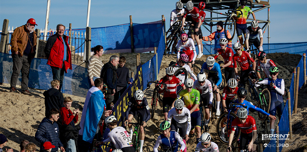 Il percorso belga era caratterizzato dalla sabbia, con un lungo tratto a piedi nella fase finale