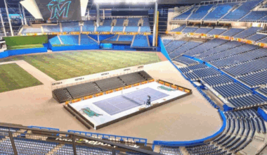 Alcaraz-Fonseca in esibizione a Miami in uno scenario da urlo