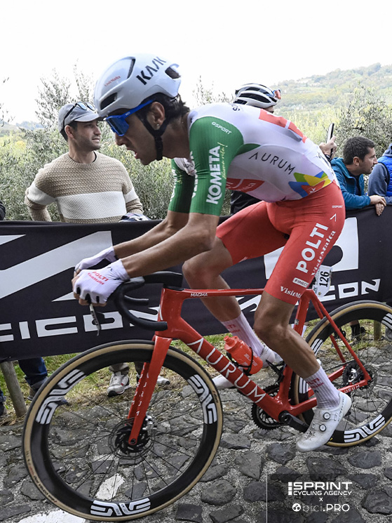 Gaffuri ha corso gli ultimi tre mesi del 2025 nella Polti VisitMalta emergendo nelle classiche di fine stagione