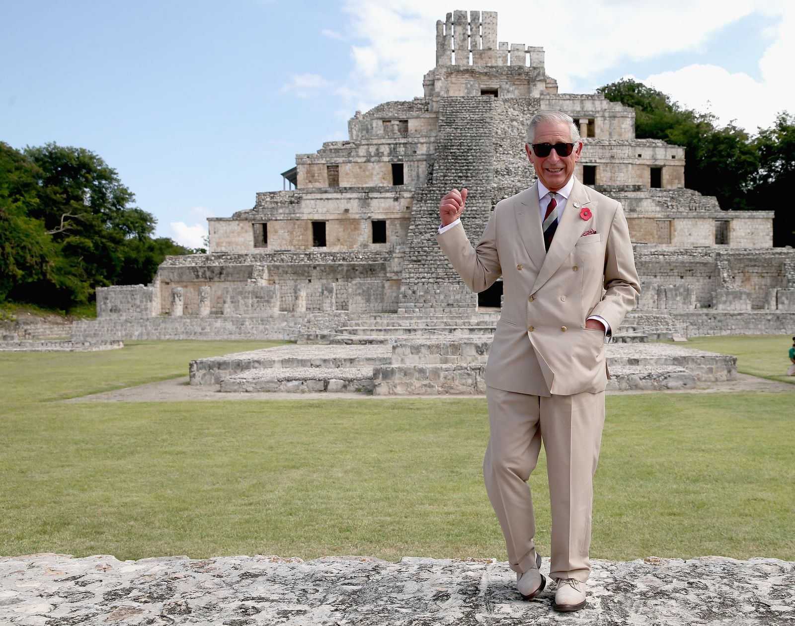 Re Carlo in Messico nel 2014 fotografato da Chris Jackson