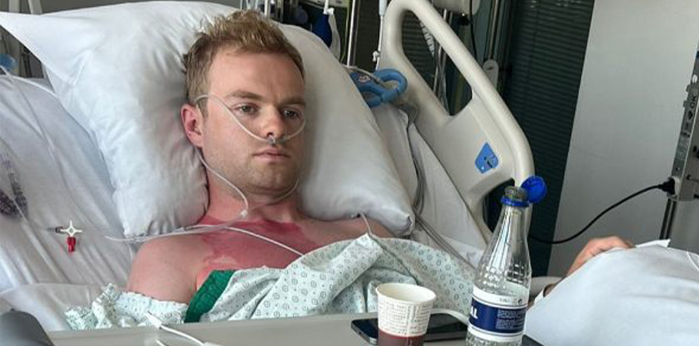 Iserbyt in ospedale: la seconda operazione all'arteria iliaca non ha dato i risultati sperati (foto Instagram)