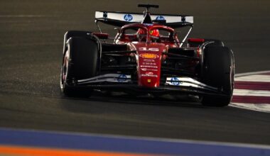 la SF-25 non sta in pista