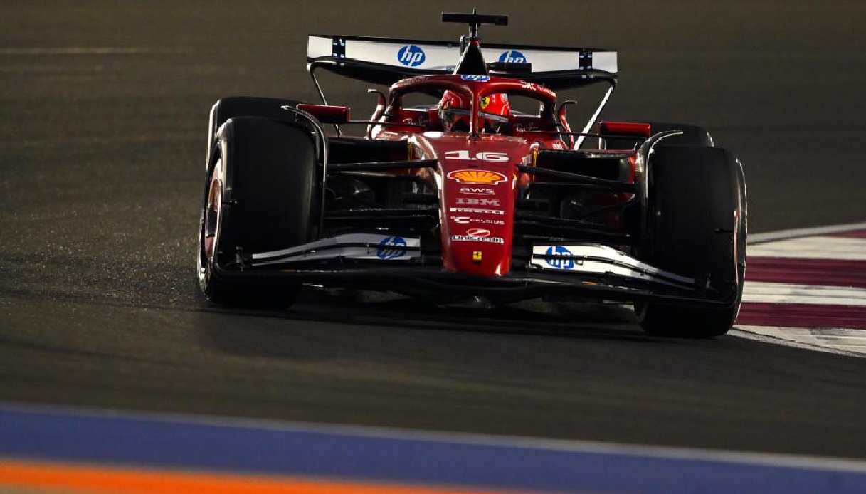 la SF-25 non sta in pista