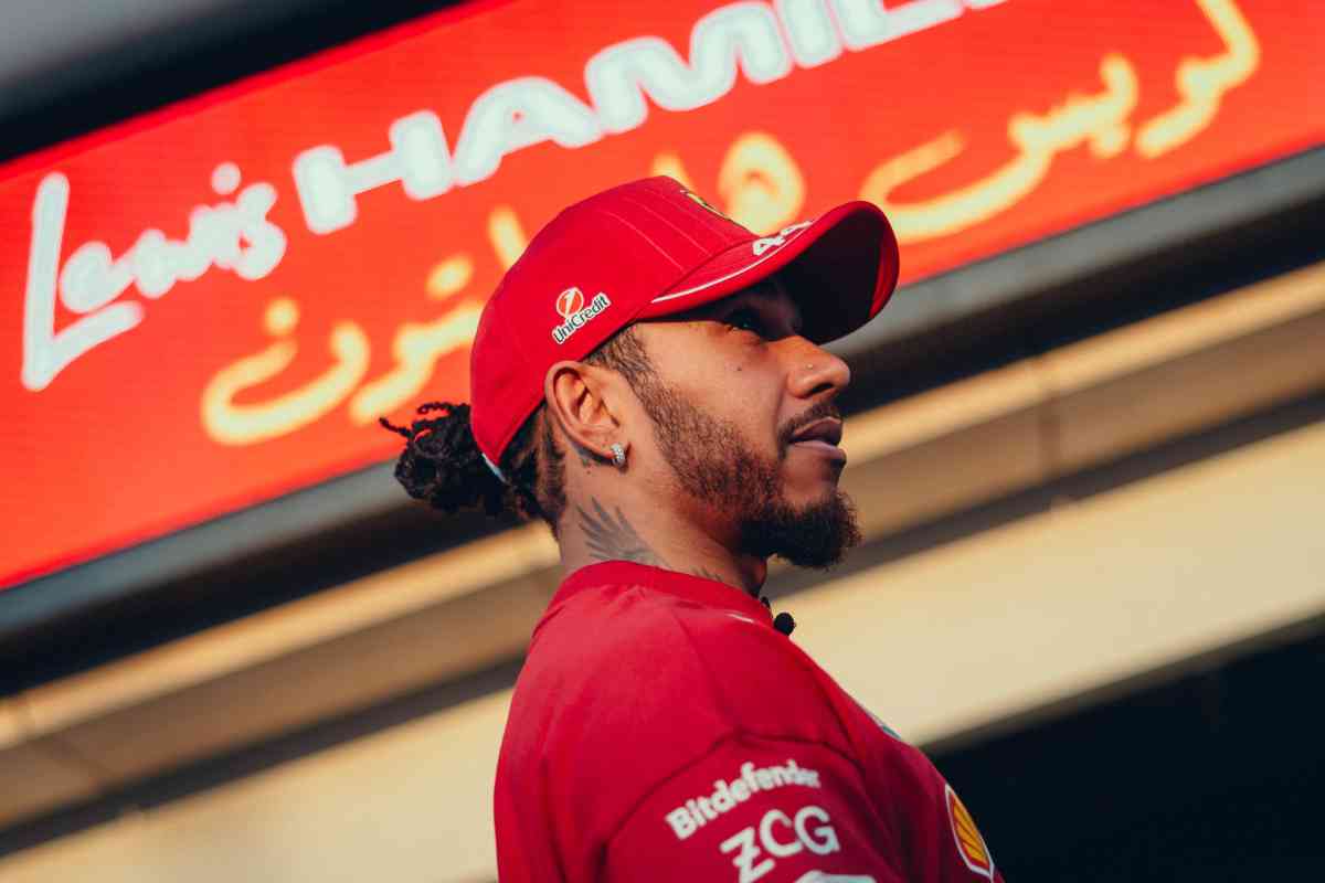 Lewis Hamilton in Qatar