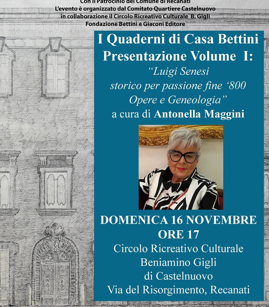 I Quaderni di Casa Bettini: un viaggio nella storia di Recanati