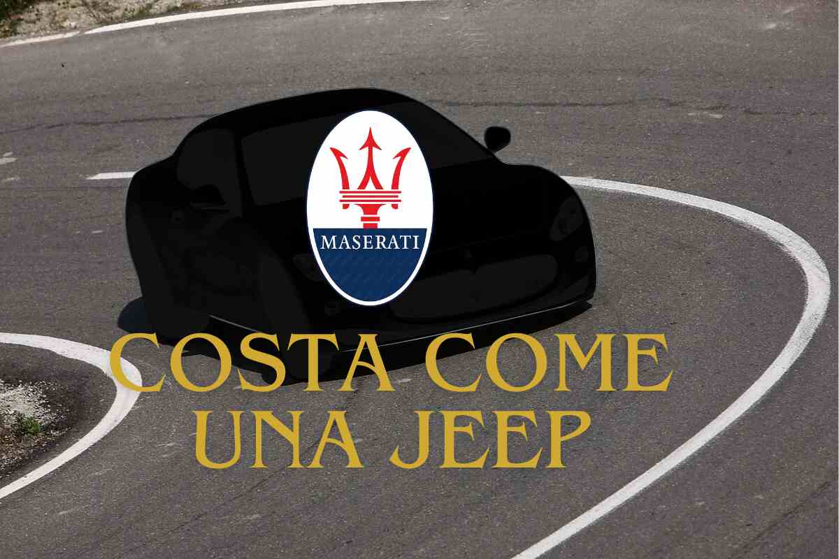 Una Maserati che costa come una Jeep
