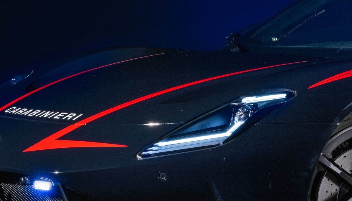 La Maserati speciale dei Carabinieri per i trasporti urgenti
