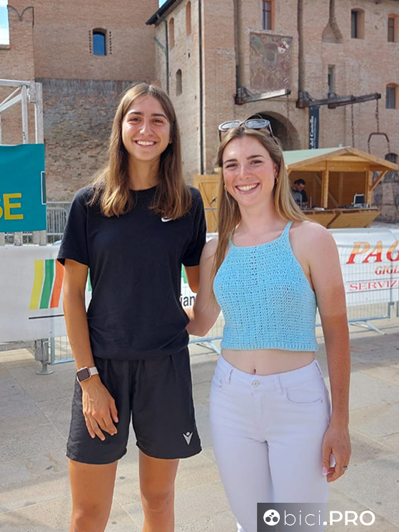 Quando può Masetti (qua assieme alla collega Eleonora La Bella) partecipa sempre alle gare organizzate dal suo comitato provinciale