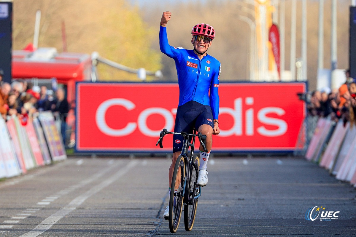 Europei Ciclocross Middelkerke 2025, splendido successo di Mattia Agostinacchio tra gli U23!