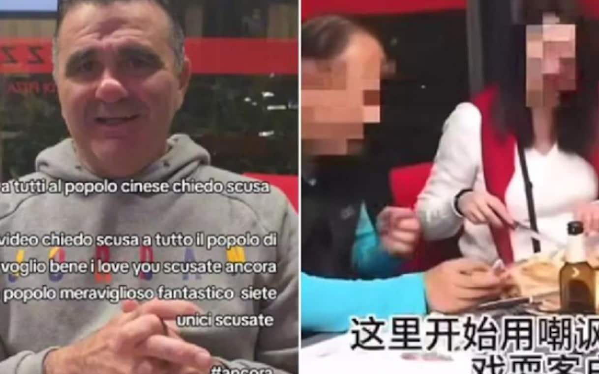 Montecatini, fratello ex calciatore Pazzini insulta clienti taiwanesi: '5 pizze per 16 persone'. VIDEO