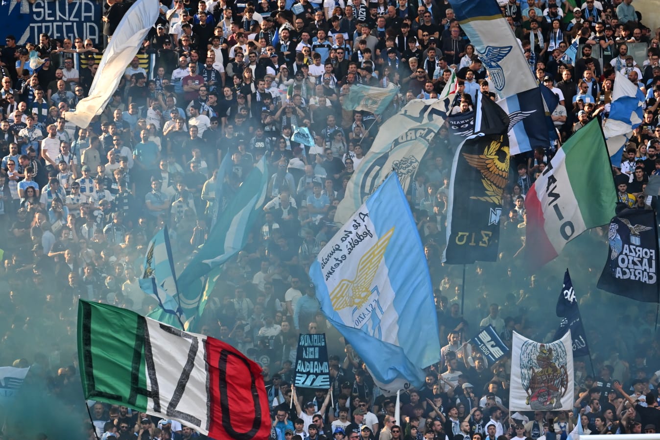 Lazio, silenzio stampa per gli episodi contro il Milan
