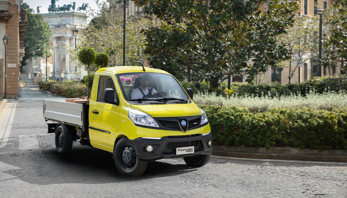 Piaggio Porter NPE, il nuovo “city truck” di Piaggio, 100% elettrico