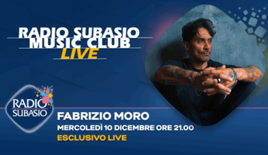 Il ritorno di Fabrizio Moro a Radio Subasio Music Club