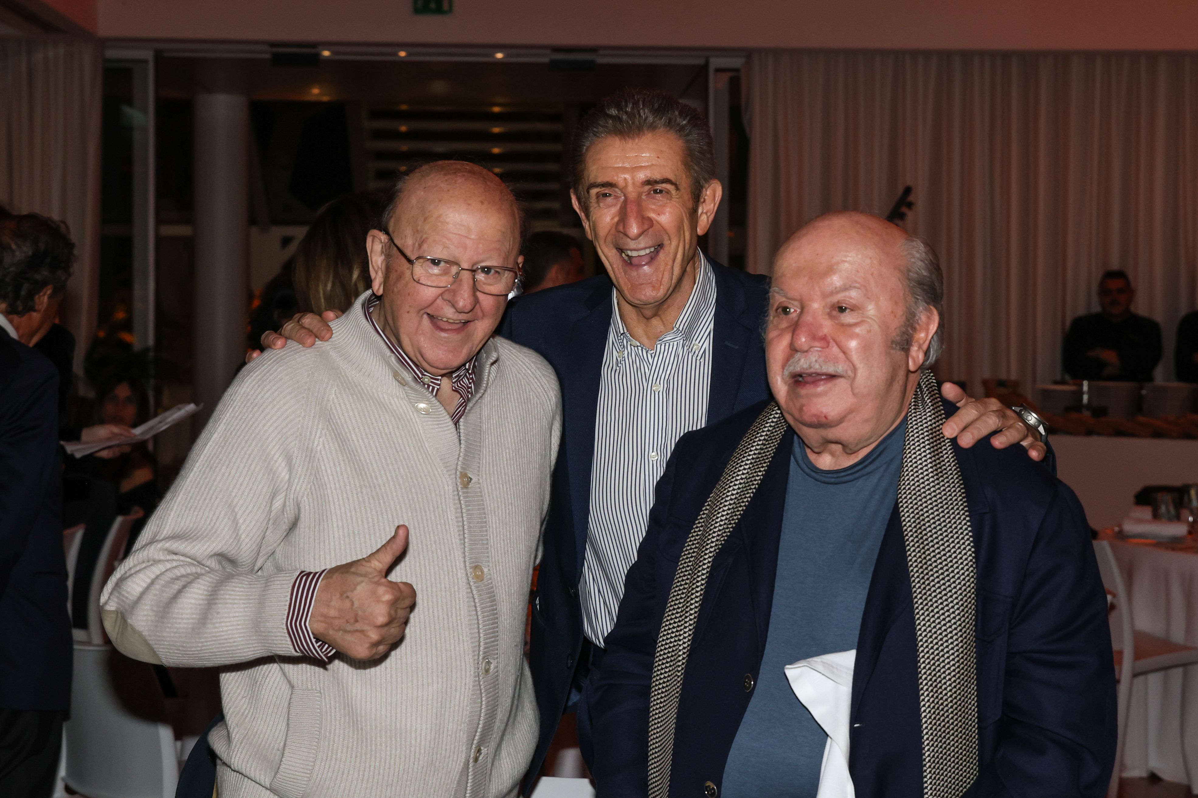 Massimo Boldi Lino Banfi e Ezio Greggio a MonteCarlo