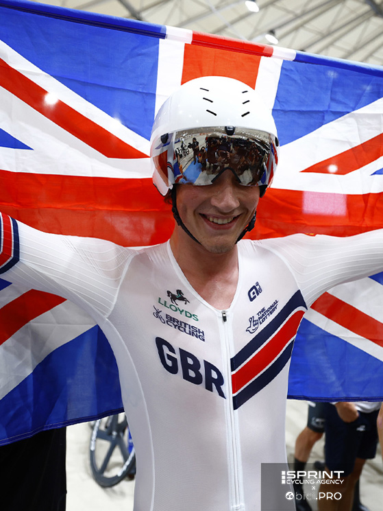 Joshua Tarling è stato uno dei grandi nomi presenti in Cile, oro nella corsa a punti e argento nella madison