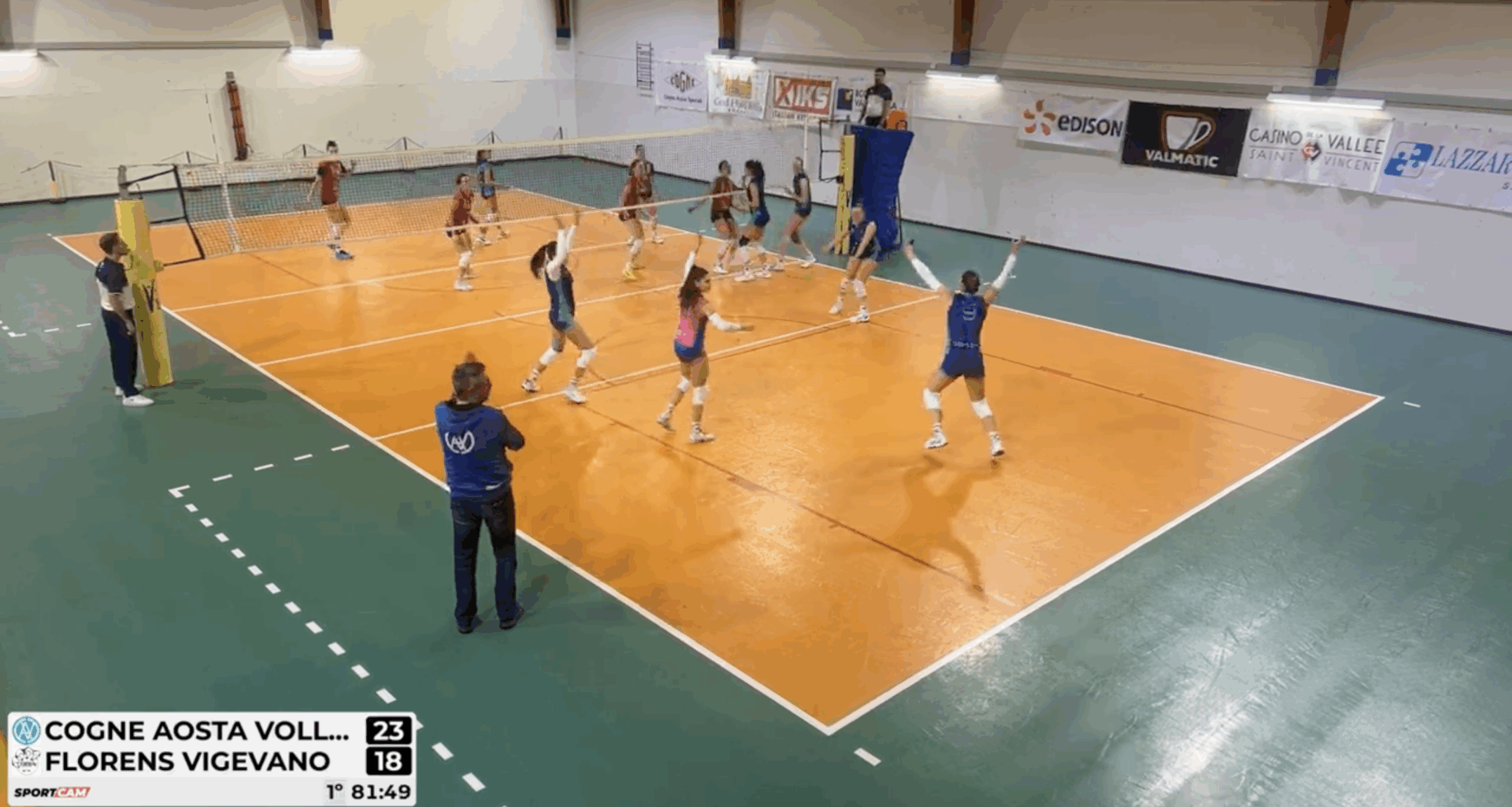 CCS Cogne Aosta Volley lotta ma Florens vince 3-1