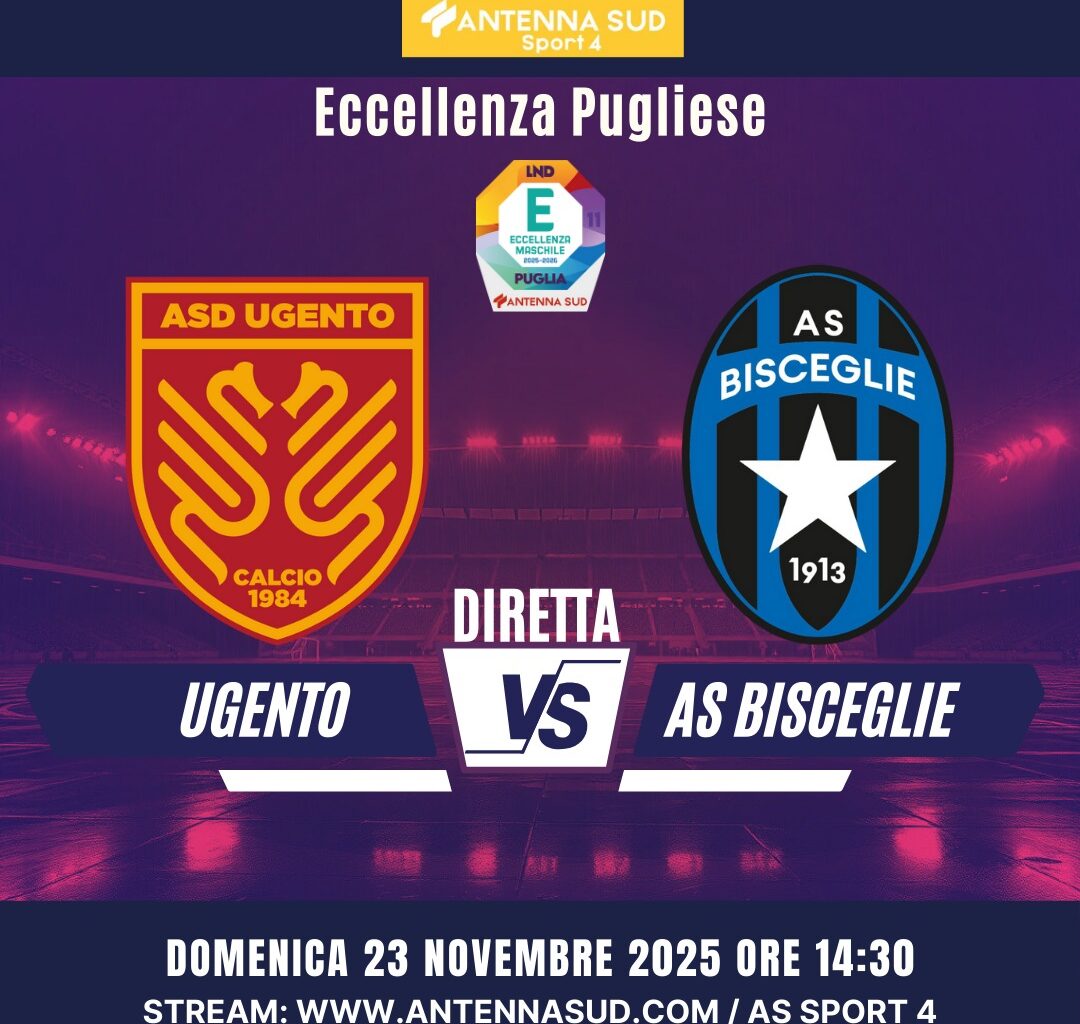 Ugento–Bisceglie diretta Antenna Sud in streaming