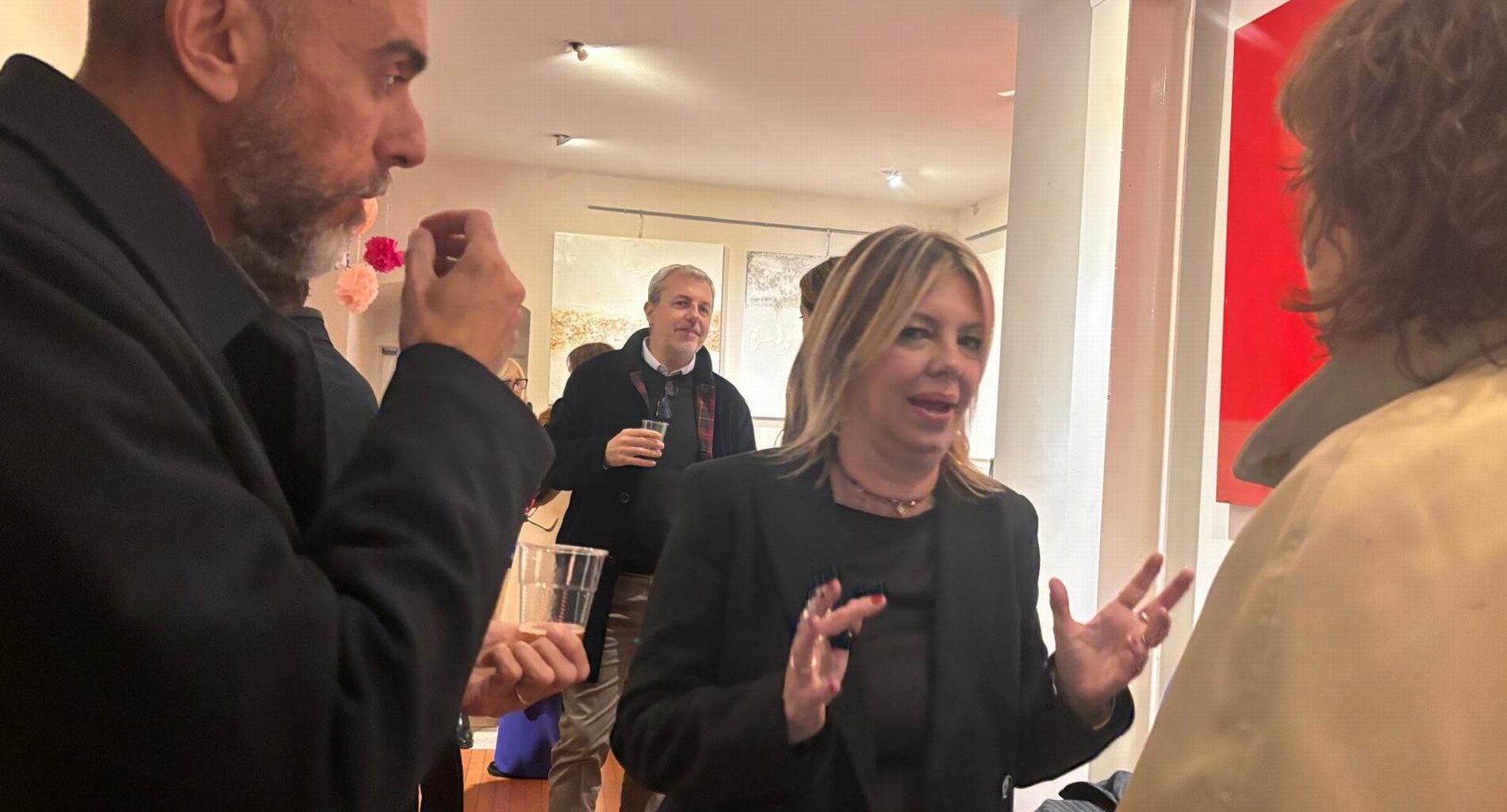 Terni: colori, emozioni e parata di vip alla mostra di Francesca Ceccacci - Le foto del vernissage