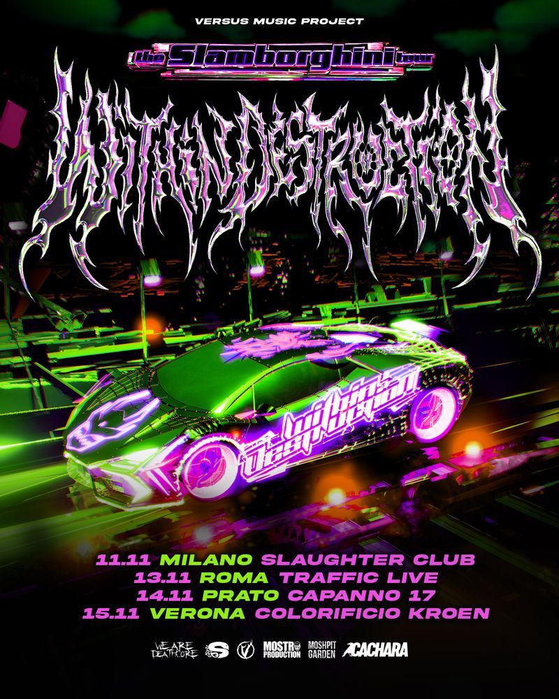 11/11/2025 - WITHIN DESTRUCTION + DEFAMED + SHARKS IN YOUR MOUTH + HOLLOW SKIES + EMBRACE THE SUFFERING @ Slaughter Club