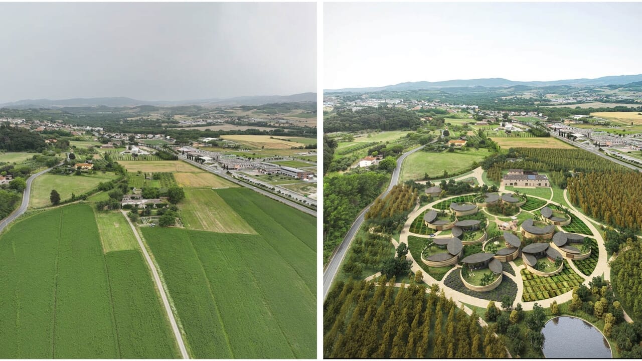 Peccioli in primo piano nell'architettura mondiale