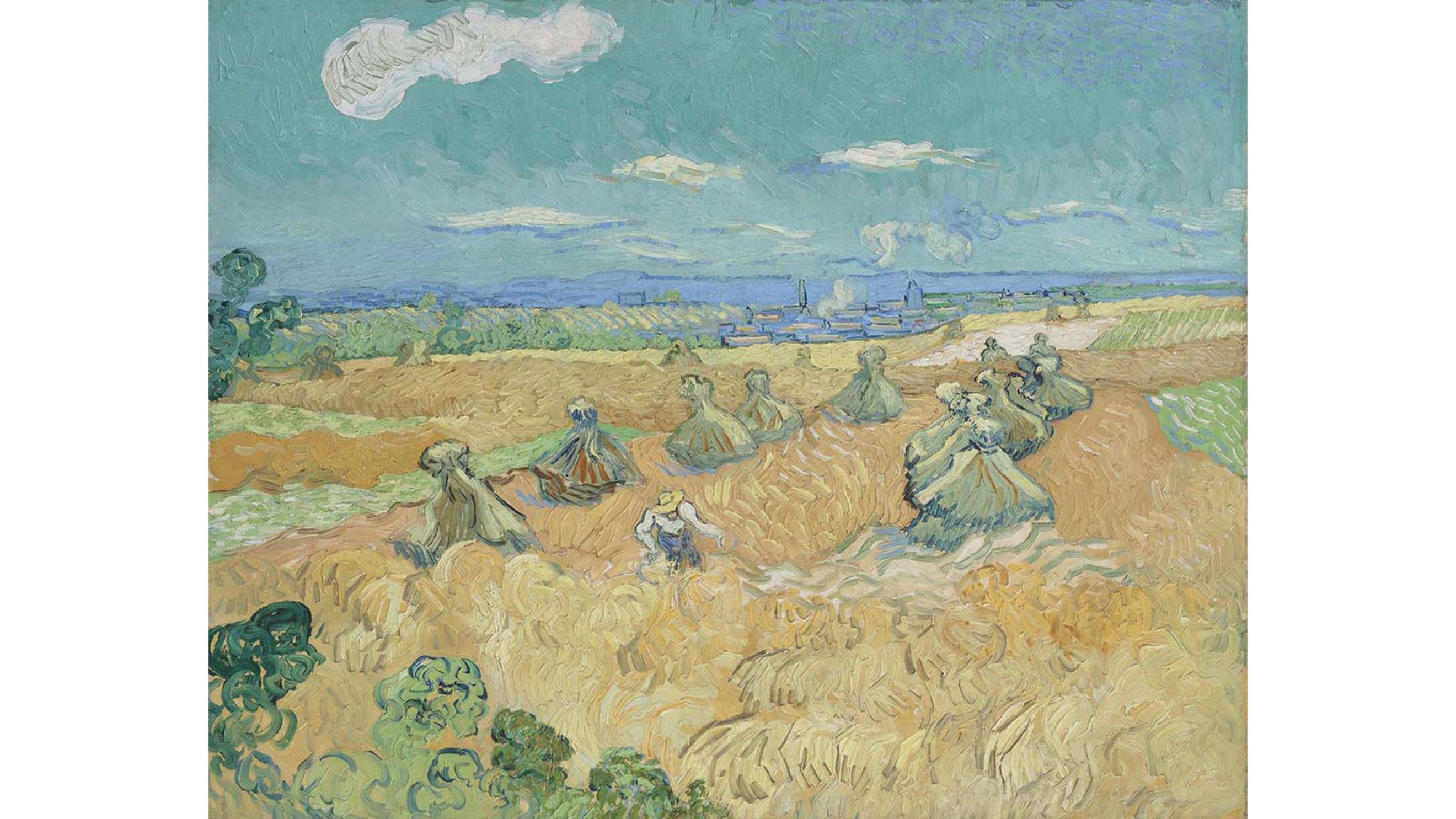 Vincent Van Gogh, Campi di grano con falciatore, Auvers, 1890, olio su tela, cm 73,6 x 93 Toledo Museum of Art, acquistato con fondi del Libbey Endowment, dono di Edward Drummond Libbey, inv. 1935.4 - Courtesy Press Office
