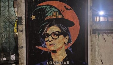 Il poster di Harry Greb dedicato a Francesca Albanese