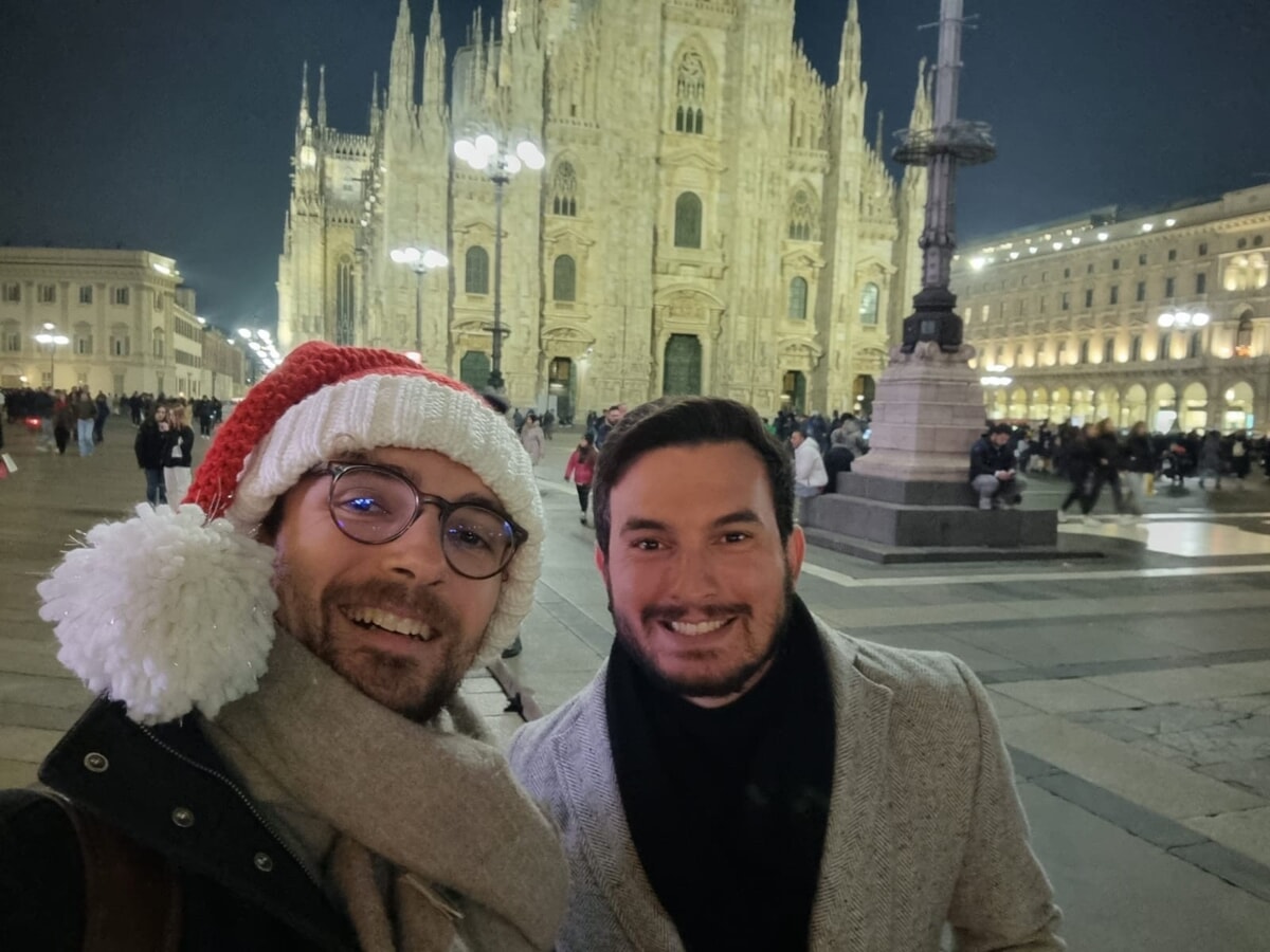 Alessandro e Francesco per Natale a Milano Alessandro e Francesco per Natale a Milano