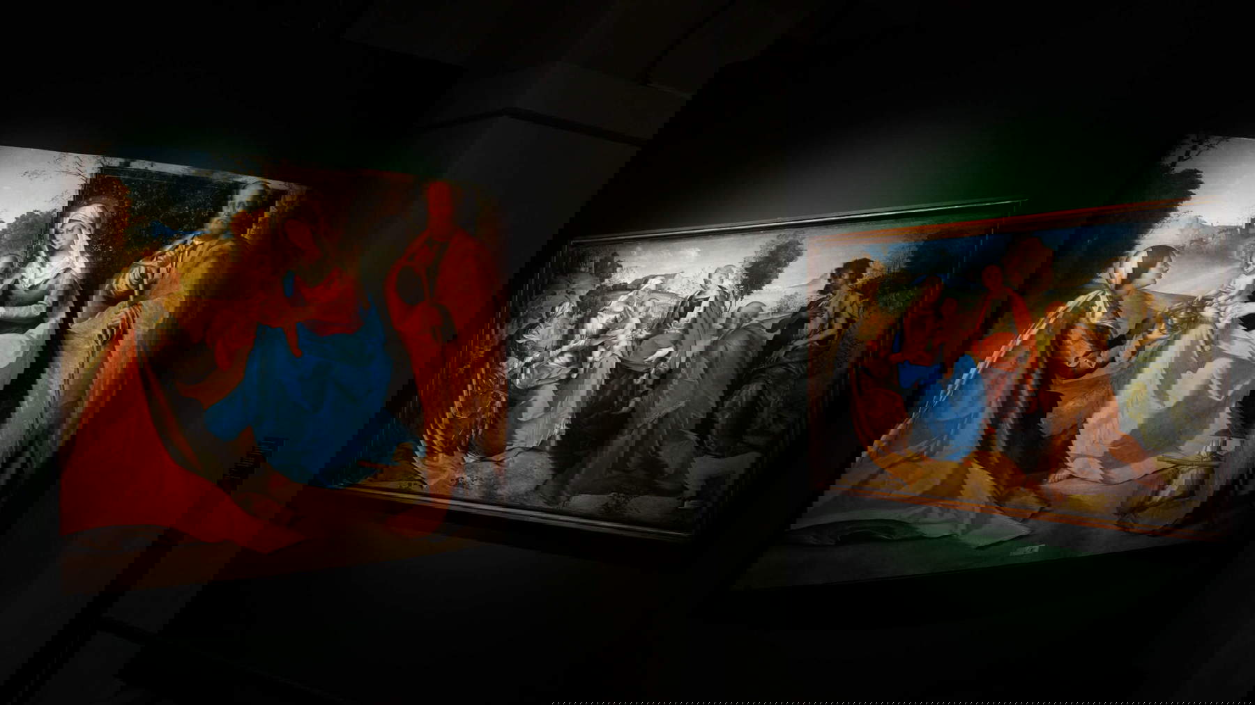 Allestimenti della mostra Il Rinascimento di Boccaccio Boccaccino