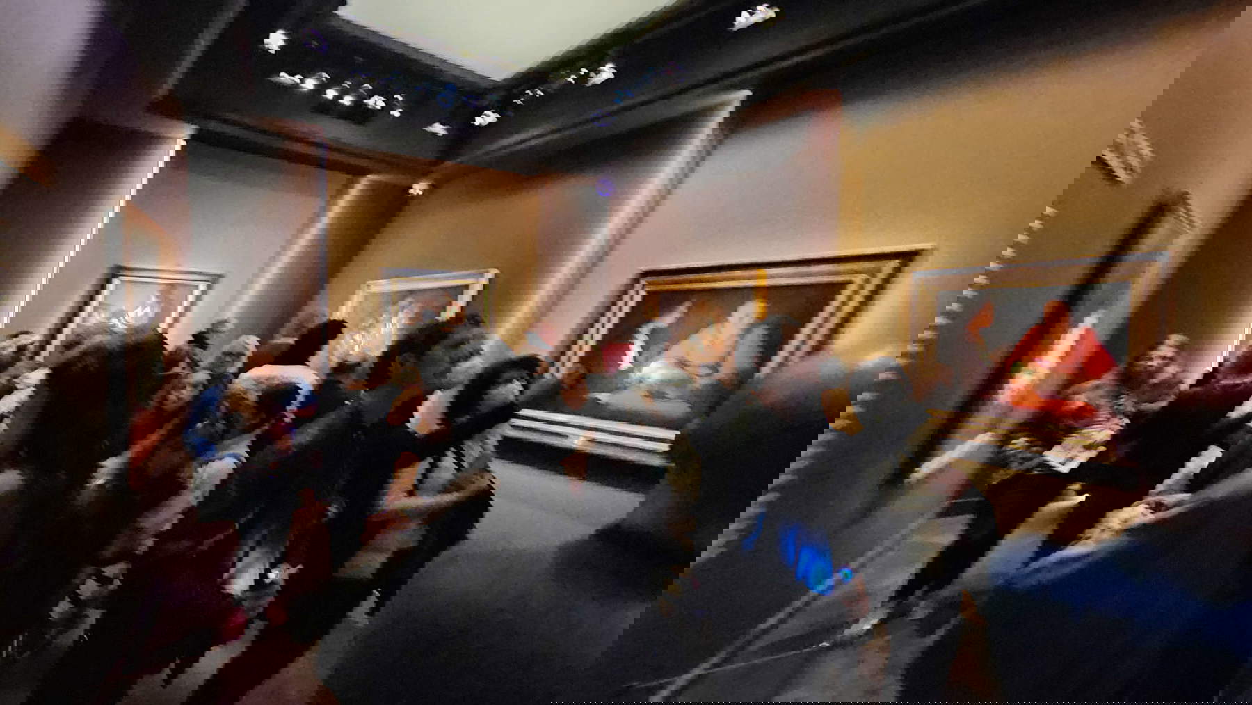 Allestimenti della mostra Georges de La Tour. Entre ombre et lumière. Foto: Federico Giannini