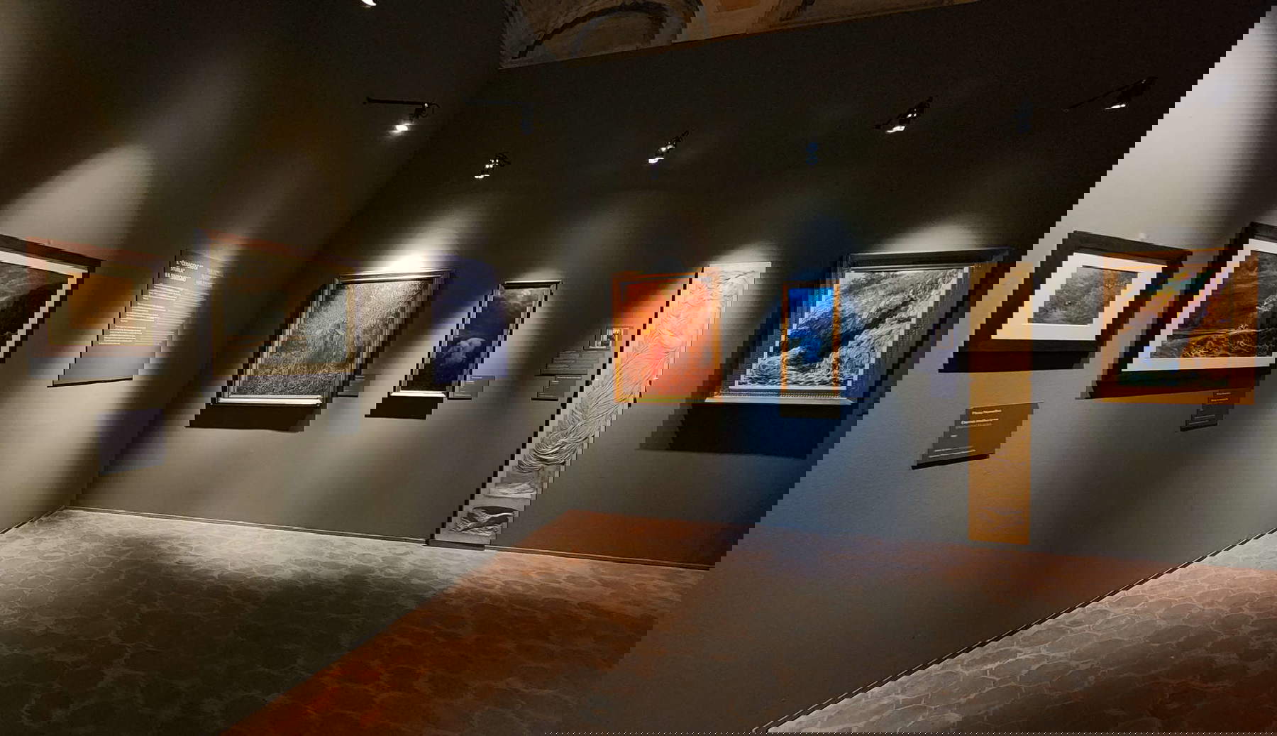 Allestimenti della mostra Plinio Nomellini a Genova. Tra modernità e simbolismo. Foto: Federico Giannini