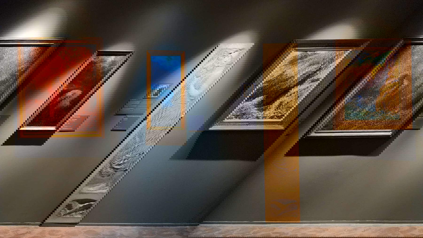 Allestimenti della mostra Plinio Nomellini a Genova. Tra modernità e simbolismo. Foto: Federico Giannini