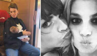 Emma in treno con Alessandra (e la sua bimba): le immagini sono tenerissime