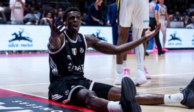 Virtus, che fatica. Ancora in viaggio. A Trento la sfida tra i fratelli Niang