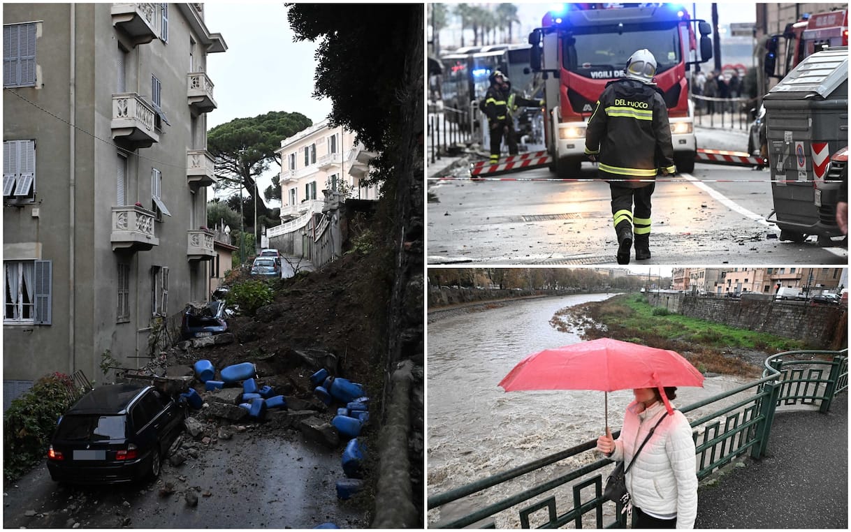 Maltempo al Nord, allerta arancione in Emilia-Romagna e Liguria. Nubifragio a Carrara