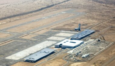 L'aeroporto Ramon, nel deserto presso Eilat